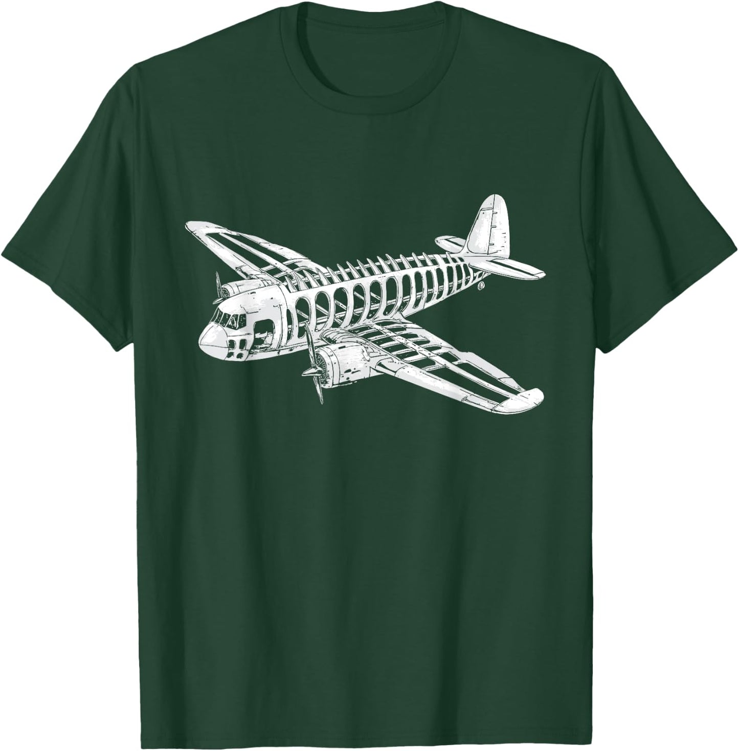 Funny Skeletal Airplane Skeleton Halloween Kids T-Shirt - T-Shirt | Forest