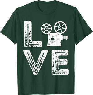 Filmmaker Camera Love Film Producer Cameraman Cinema Lover T-Shirt - T-Shirt | Forest