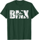 BMX - Distressed Look BMX Rider T-Shirt - T-Shirt | Forest