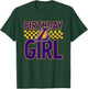 NBA Los Angeles Lakers Birthday Girl Checkered Logo T-Shirt - T-Shirt | Forest