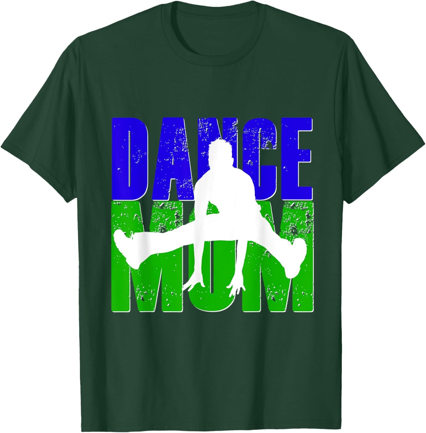 Dance Mom Shirt Son Boy Dancing Dancer Vintage Blue Green T-Shirt - T-Shirt | Forest