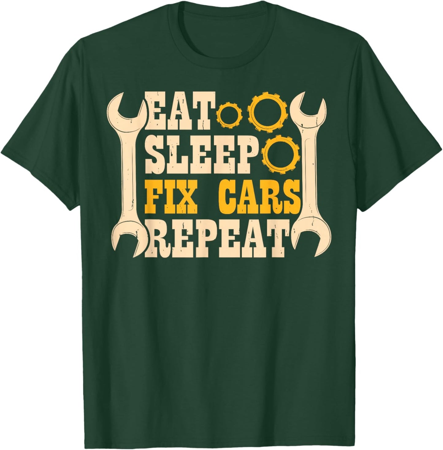 Essential Mechanic Tools for Car Enthusiasts T-Shirt - T-Shirt | Forest