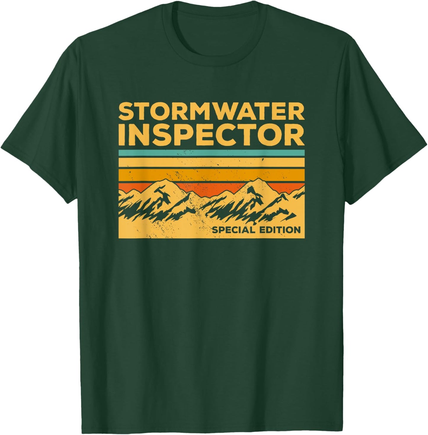 Vintage Stormwater Inspector T-Shirt - T-Shirt | Forest