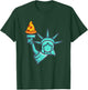 Pizza Statue of Liberty New York City Famous Food Pizzas T-Shirt - T-Shirt | Forest