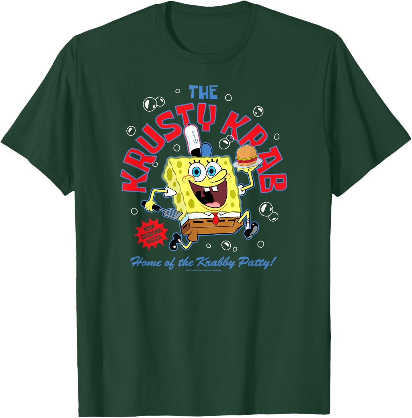 SpongeBob SquarePants - Krusty Krab Home of the Krabby Patty T-Shirt - T-Shirt | Forest