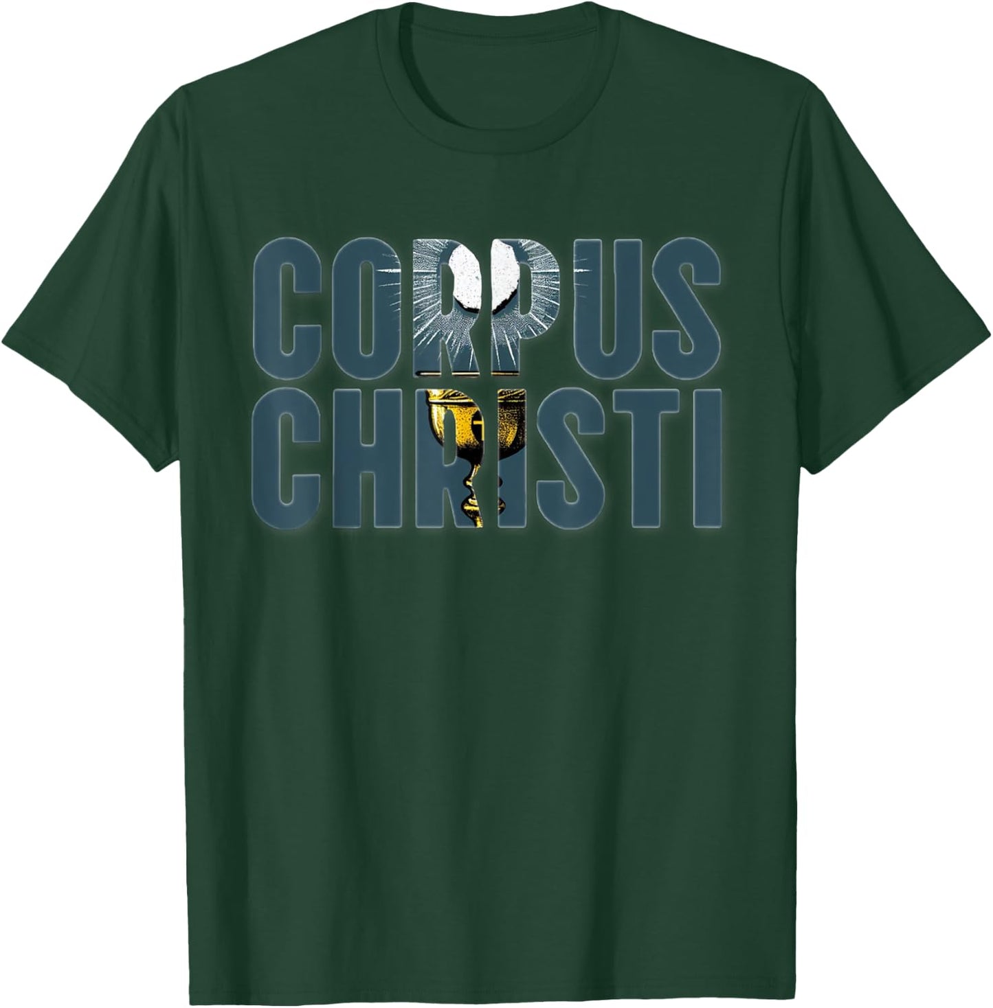 Eucharistic Consecration Traditional Latin Mass Catholic T-Shirt - T-Shirt | Forest