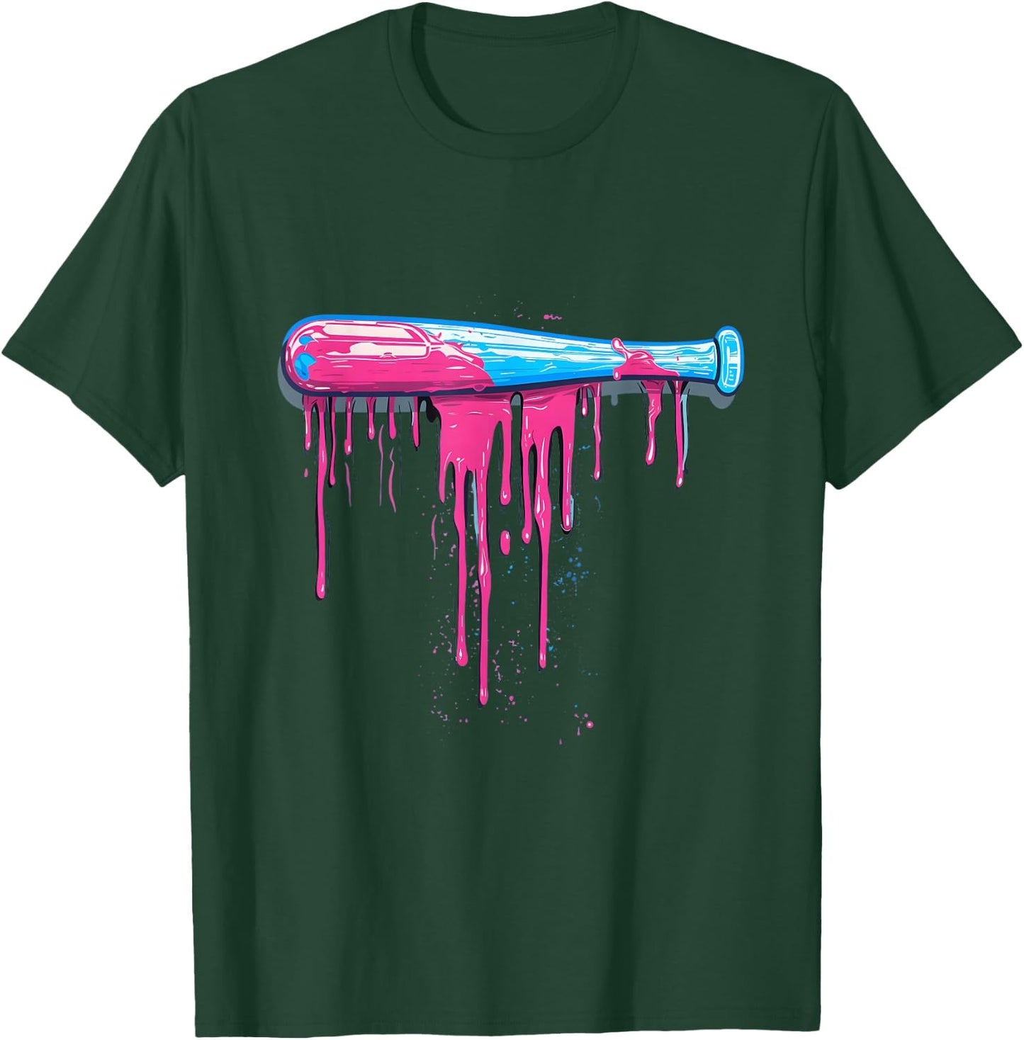 Baseball Bat with Sprinkles Drip Cool Boys T-Shirt - T-Shirt | Forest