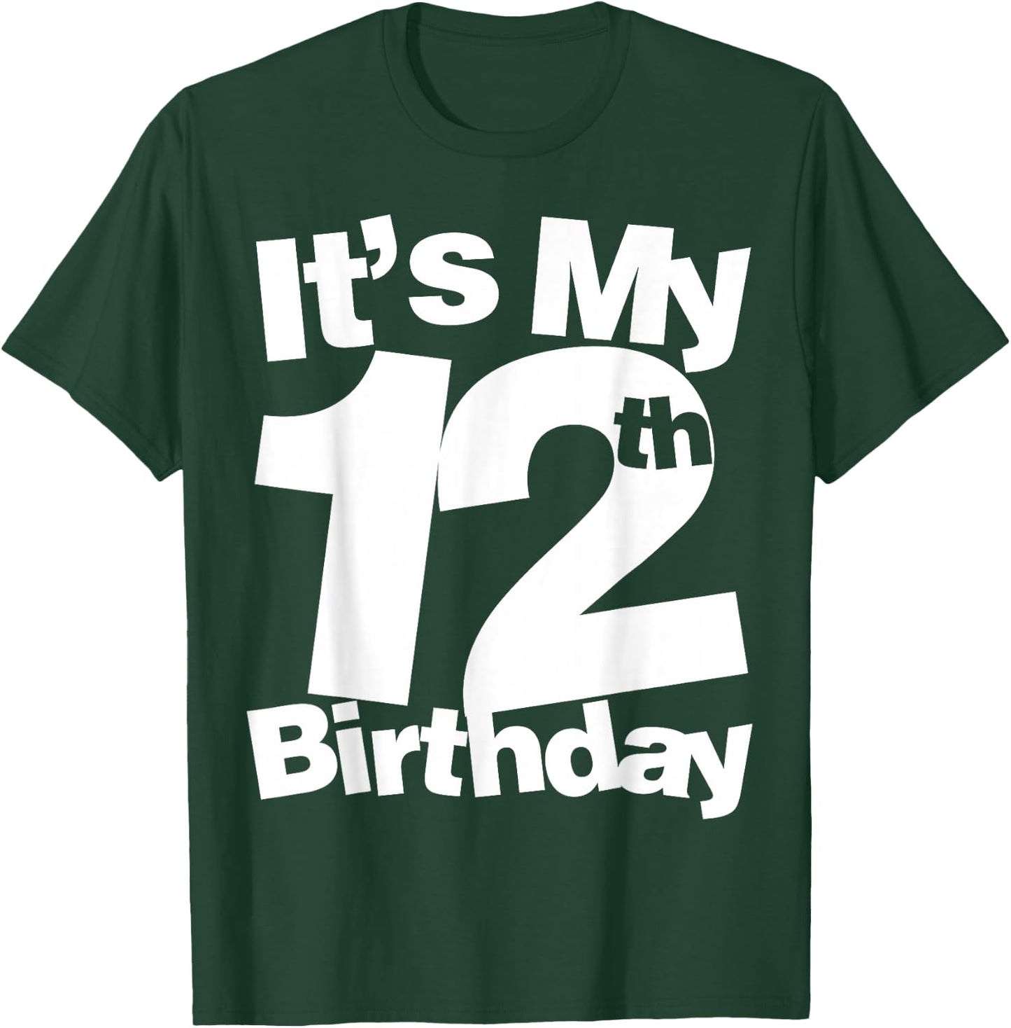 12th Birthday for 12 Year Olds T-Shirt - T-Shirt | Forest