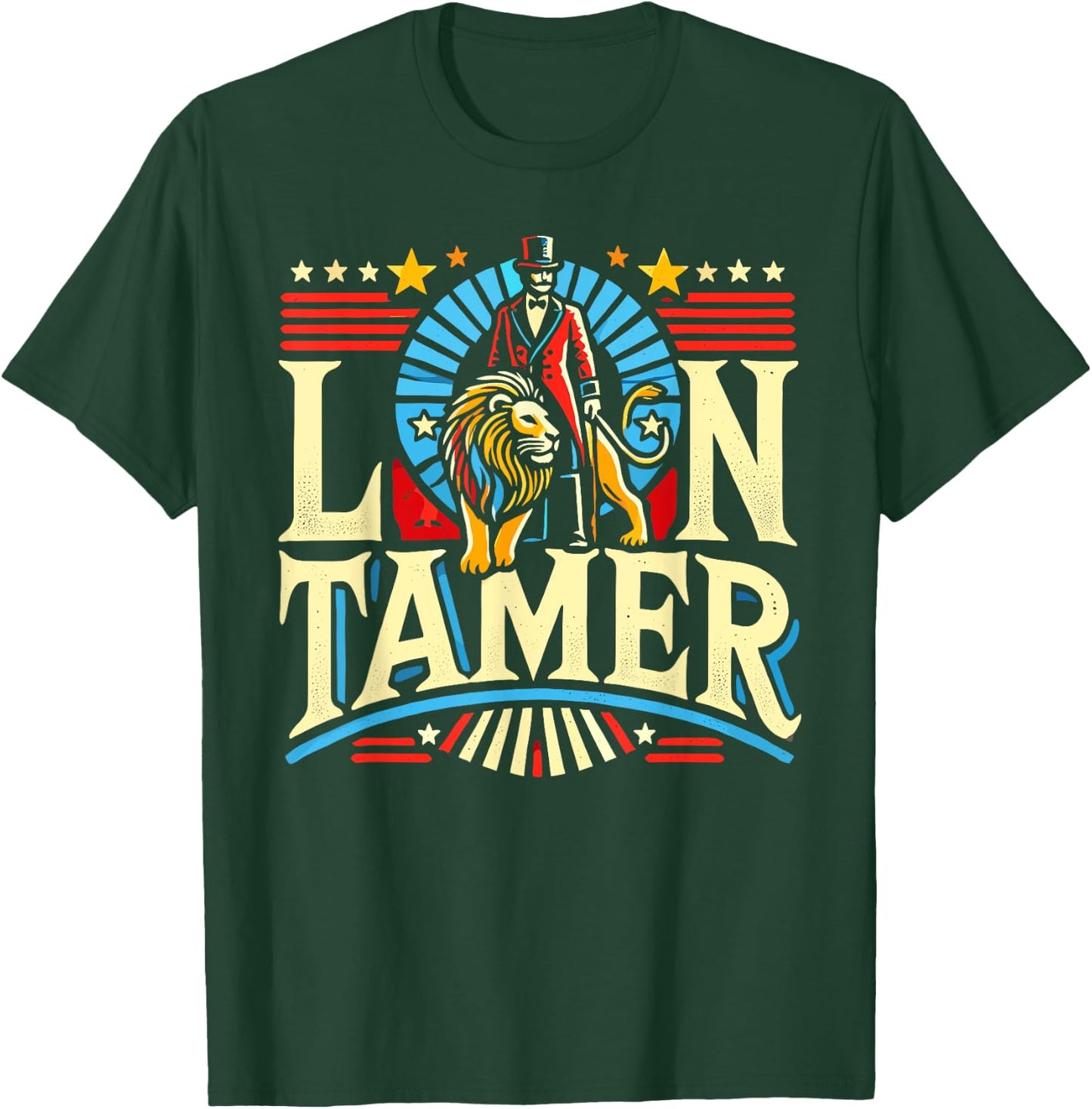 Lion Tamer Shirt Men Women Costume Ringmaster Costume T-Shirt - T-Shirt | Forest