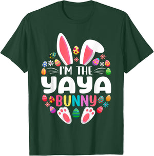 I'm The Yaya Bunny Funny Easter Day Family Matching T-Shirt - T-Shirt | Forest