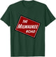 Chicago Trains Milwaukee Road , -Adult, Black, Small, Short Sleeve T-Shirt - T-Shirt | Forest
