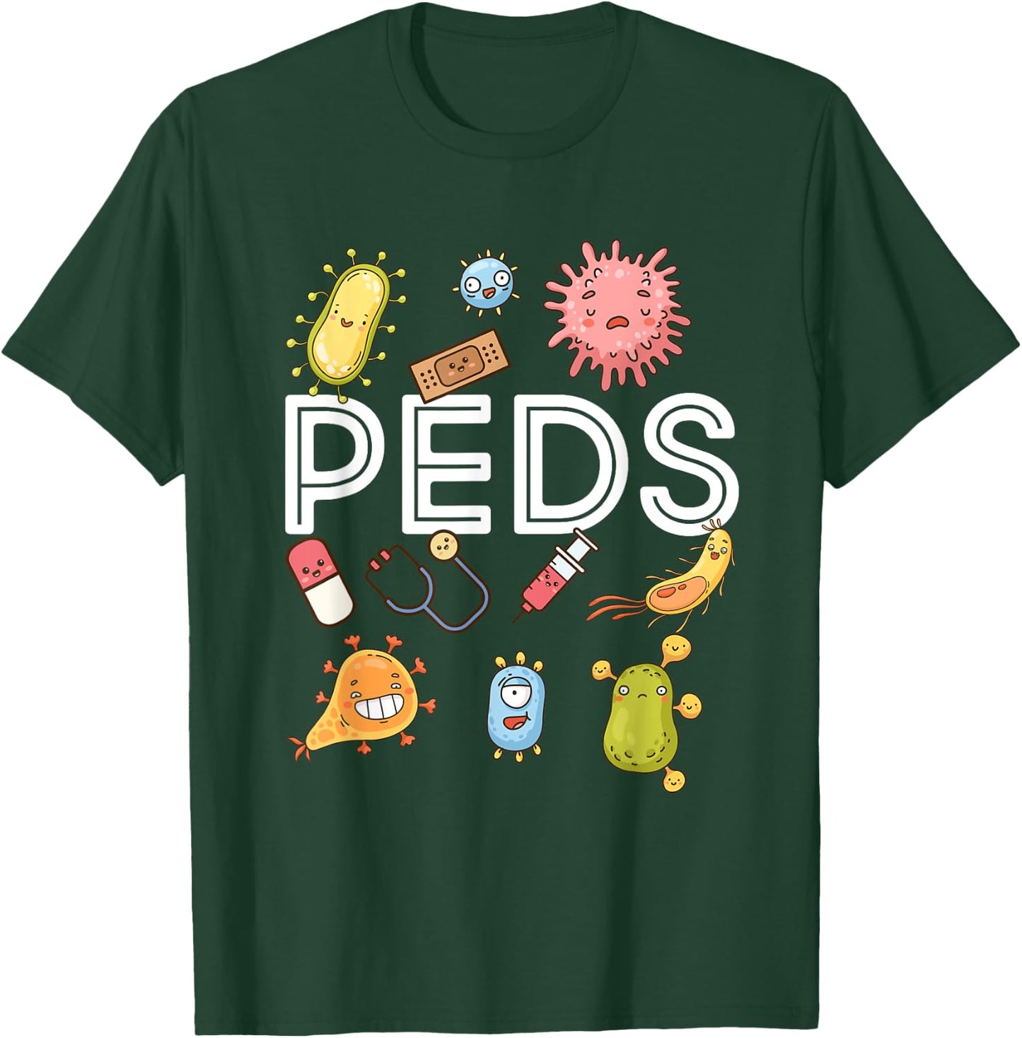 Pediatric Nurse PEDS Nursing Appreciation Pediatric T-Shirt - T-Shirt | Forest
