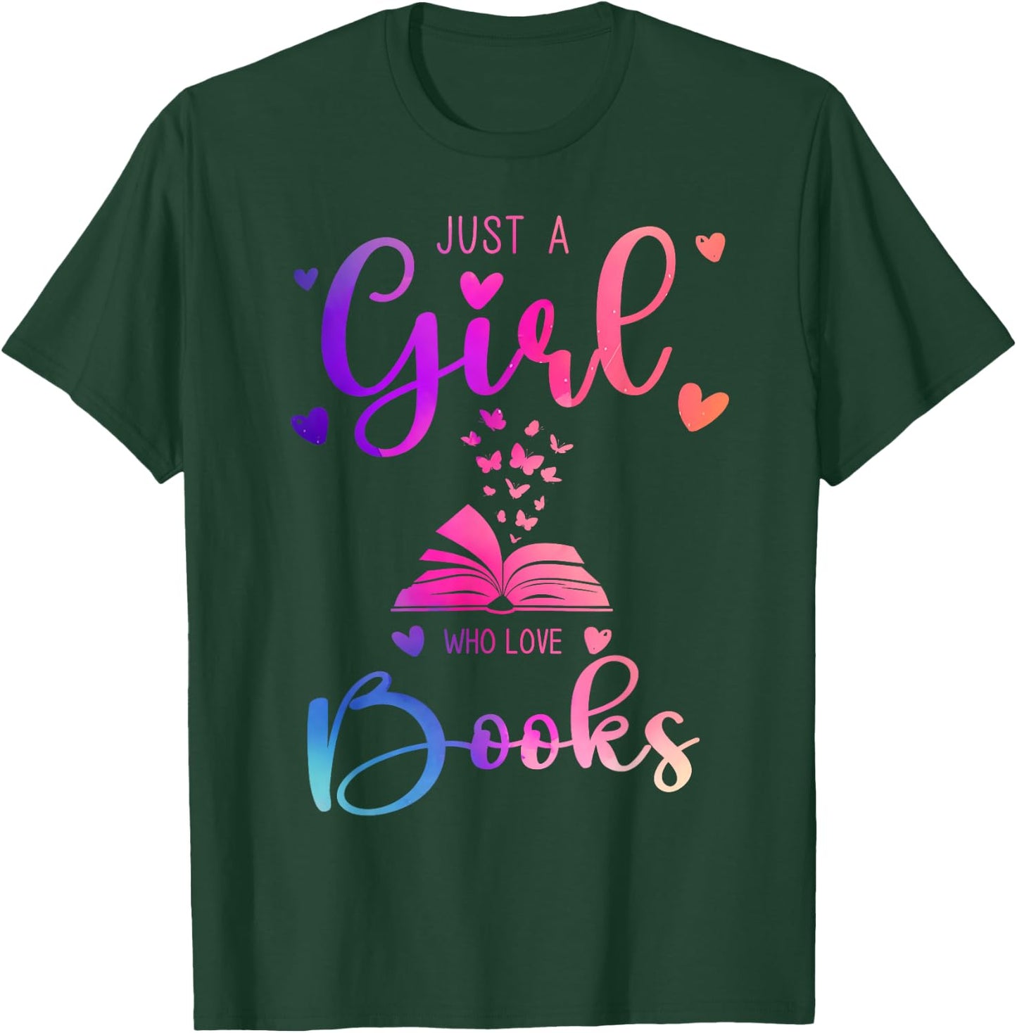 Just a Girl Who Loves Books Dress and Kids T-Shirt - T-Shirt | Forest