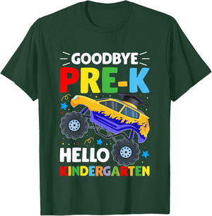Goodbye Pre-K Hello Kindergarten Graduation Class 2024 T-Shirt - T-Shirt | Forest