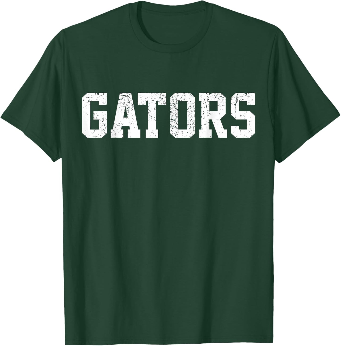 Gators School Sports Fan Team Spirit Mascot Heart Gift T-Shirt - T-Shirt | Forest