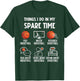 Funny Basketball Player Coach Things I Do In My Spare Time T-Shirt - T-Shirt | Forest