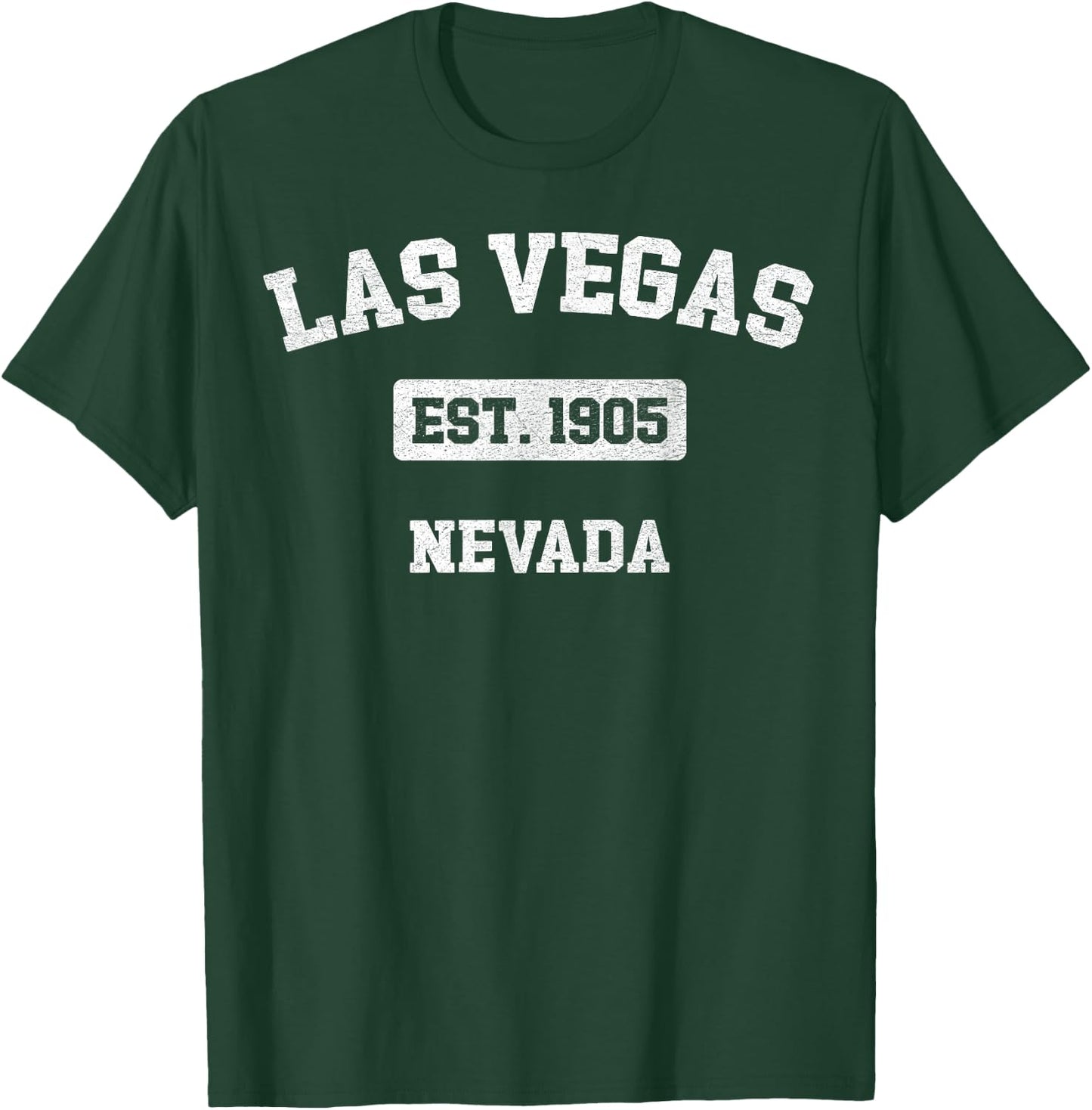Vintage Las Vegas Nevada NV Est. 1905 Souvenir T-Shirt - T-Shirt | Forest