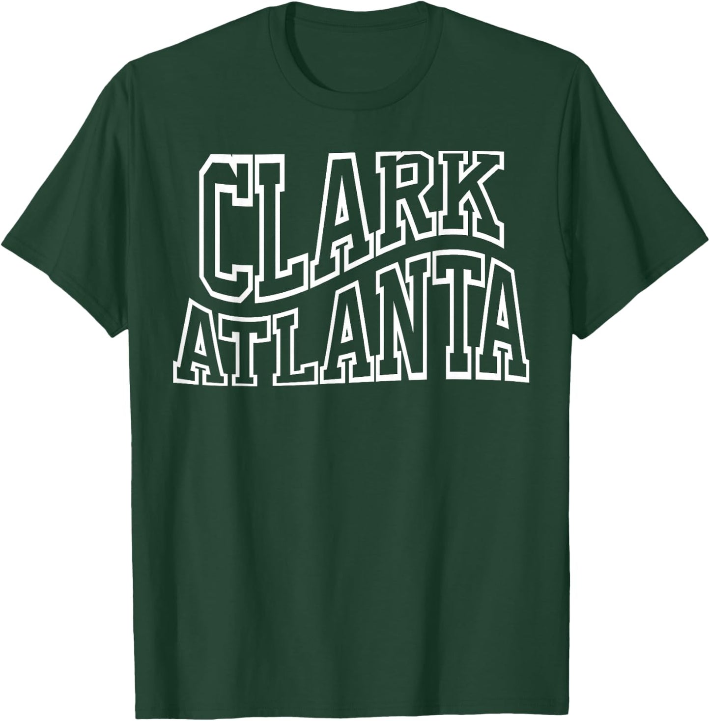 Vintage Clark Family AL State Atlanta Wave Text Hometown T-Shirt - T-Shirt | Forest