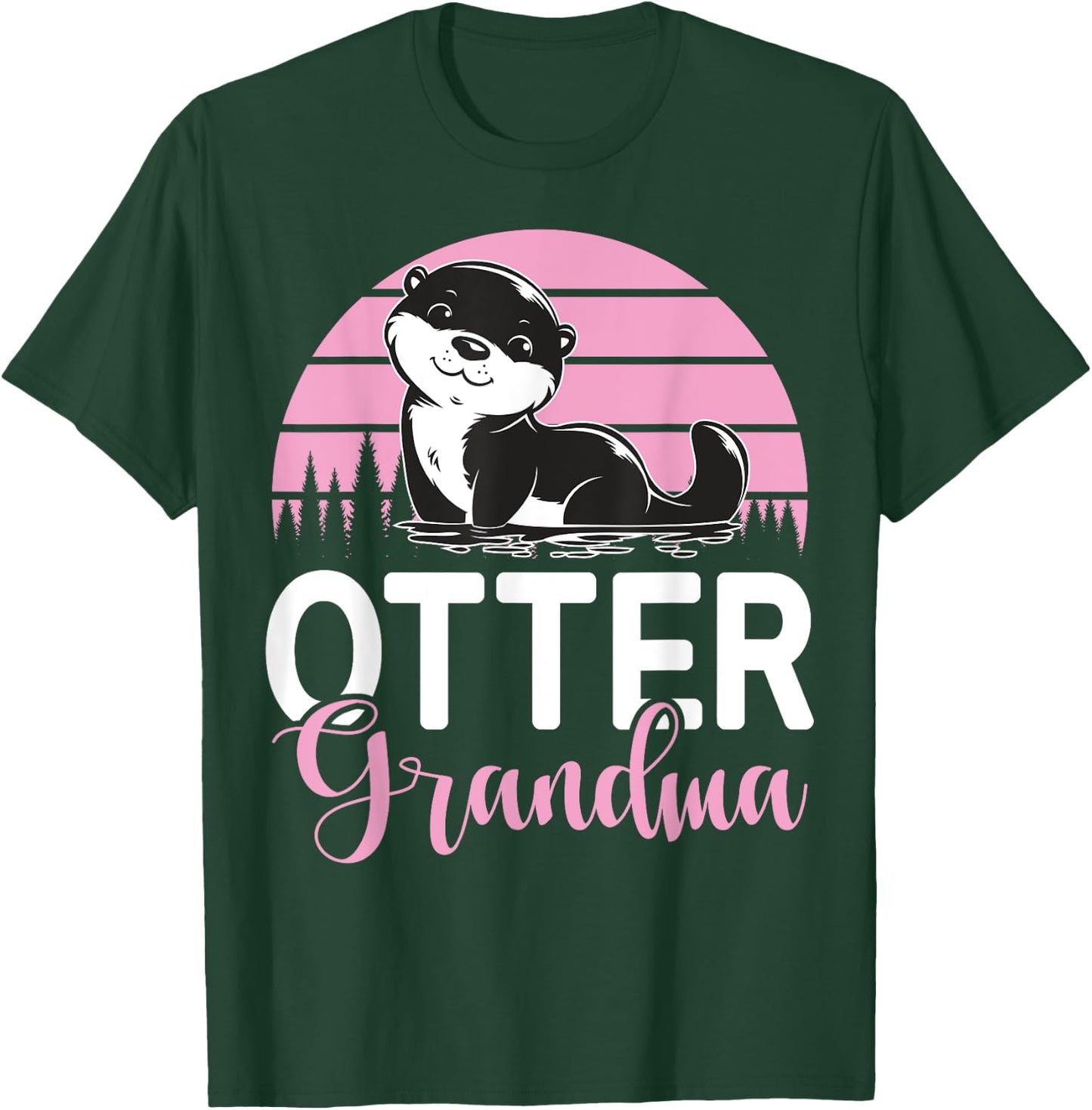 Otter Grandma Otter T-Shirt - T-Shirt | Forest