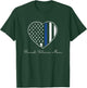 Proud Police Mom American Flag Blue Line Mothers Day Gift T-Shirt - T-Shirt | Forest