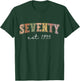 70 Years Old Vintage 1955 70th Birthday Wildflower Women T-Shirt - T-Shirt | Forest