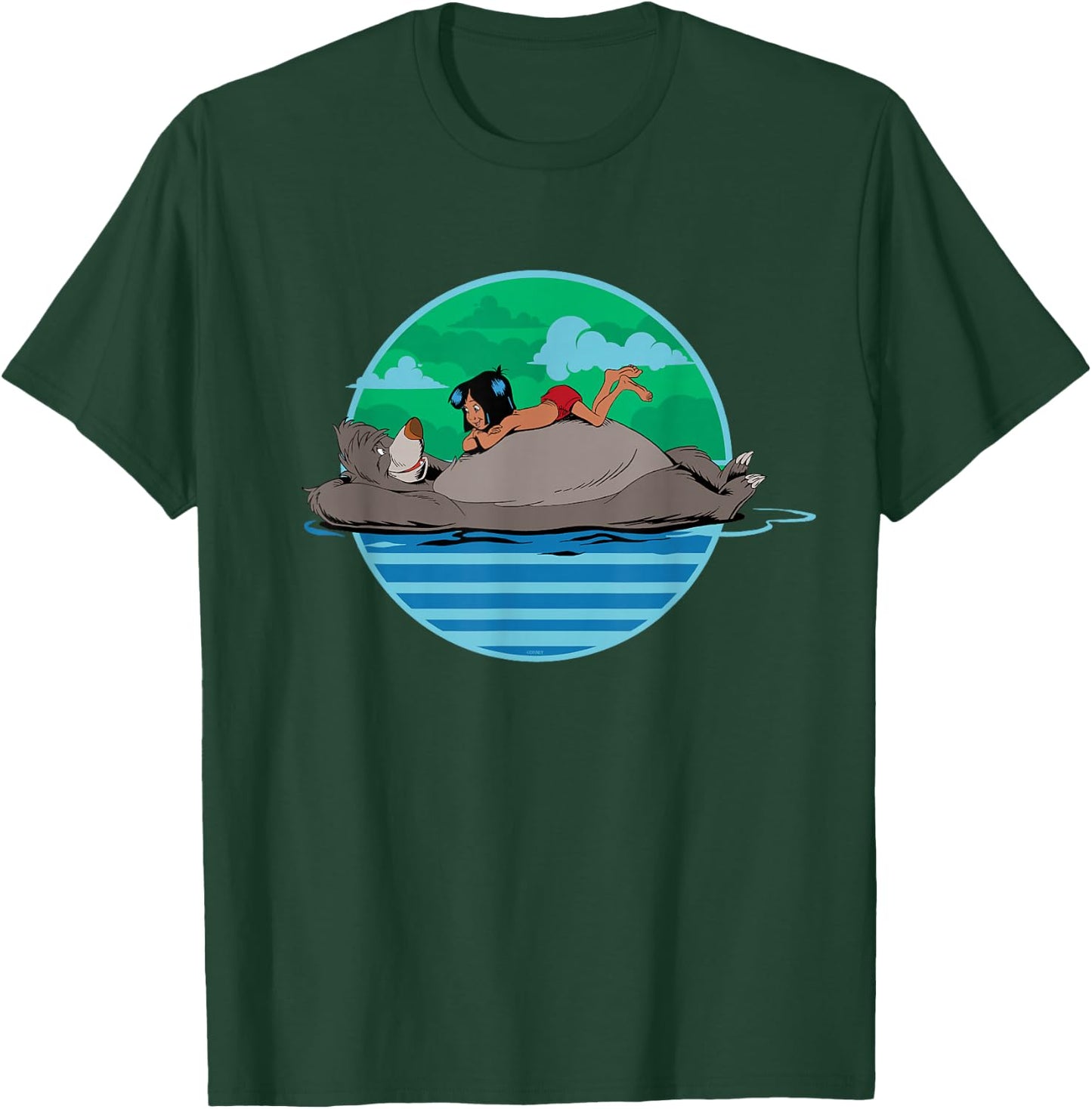 Disney The Jungle Book Baloo and Mowgli T-Shirt - T-Shirt | Forest