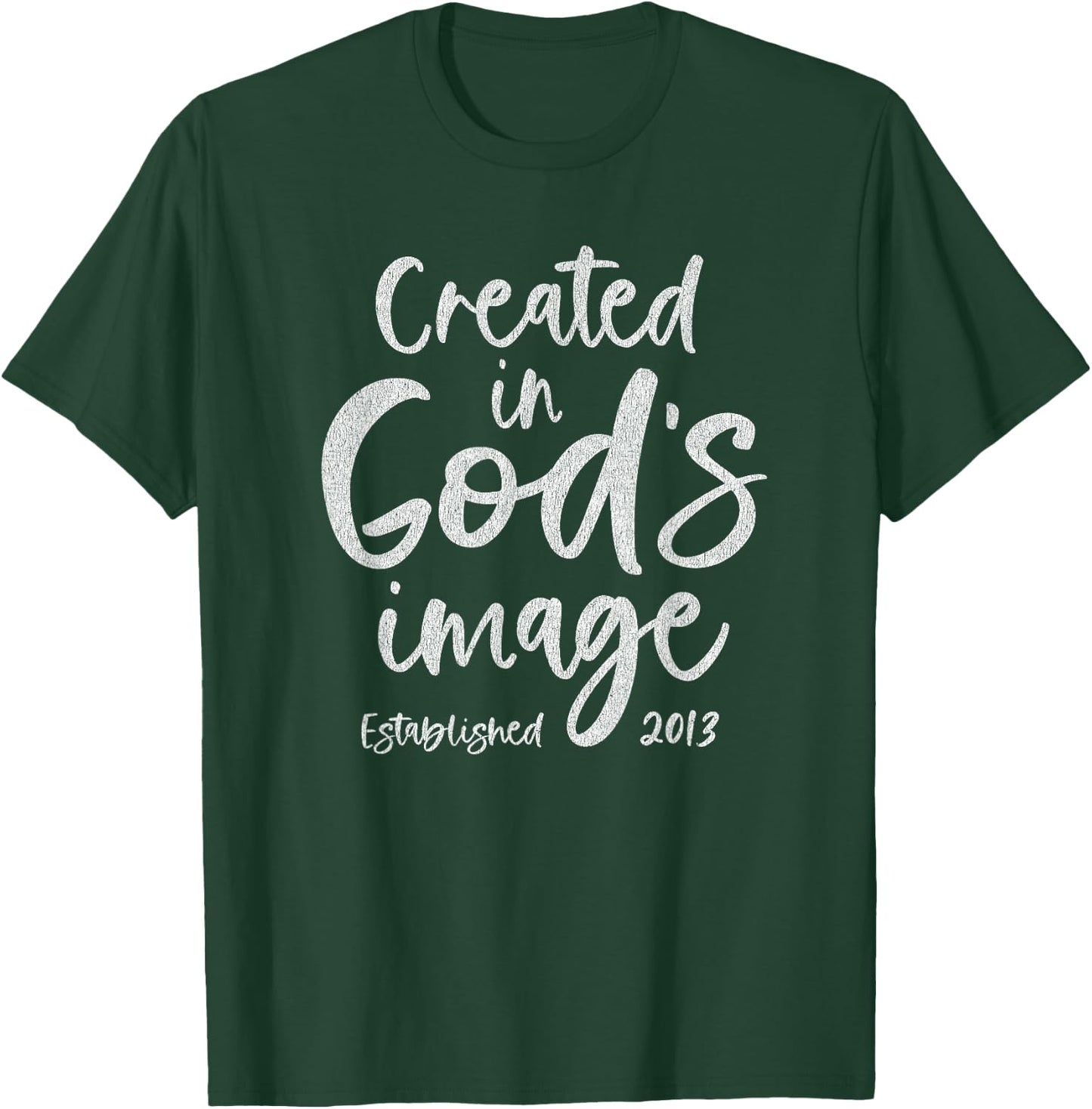 12 Year Old Christian Jesus and God 2013 12th Birthday T-Shirt - T-Shirt | Forest