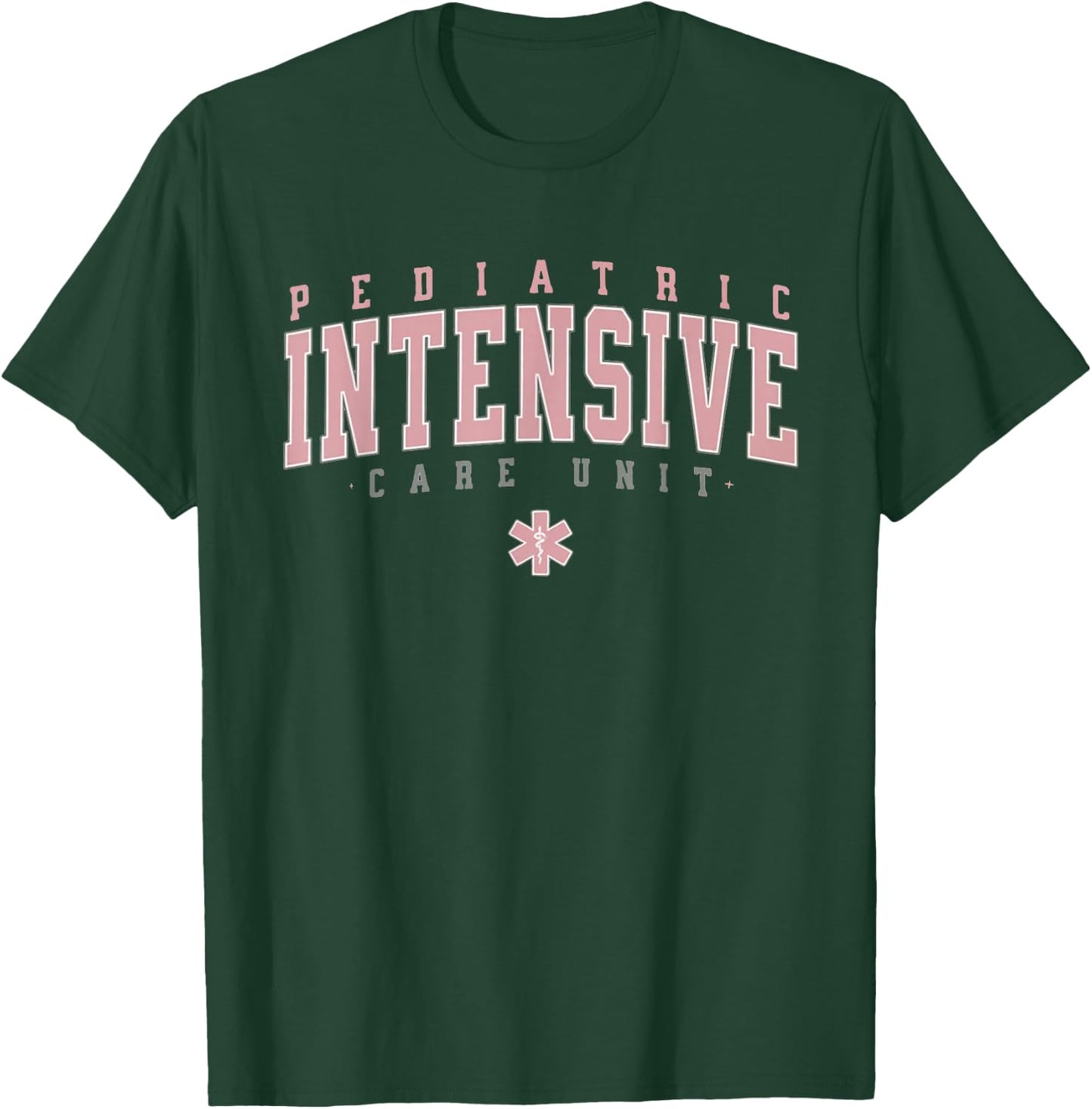 Vintage Pediatric Intensive Care Unit PICU Nurse Graduation T-Shirt - T-Shirt | Forest