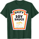 Easy Halloween Matching Costume Salty Soy Sauce Bottle Label T-Shirt - T-Shirt | Forest