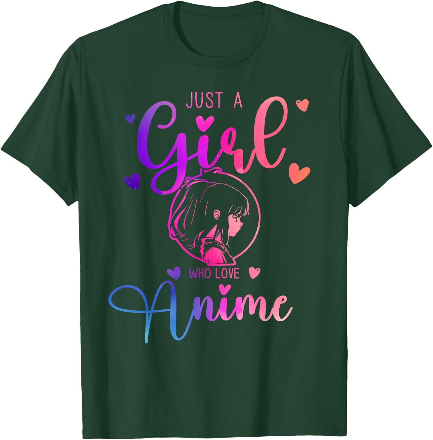 Just a Girl Who Loves Anime Dress and Kids T-Shirt - T-Shirt | Forest
