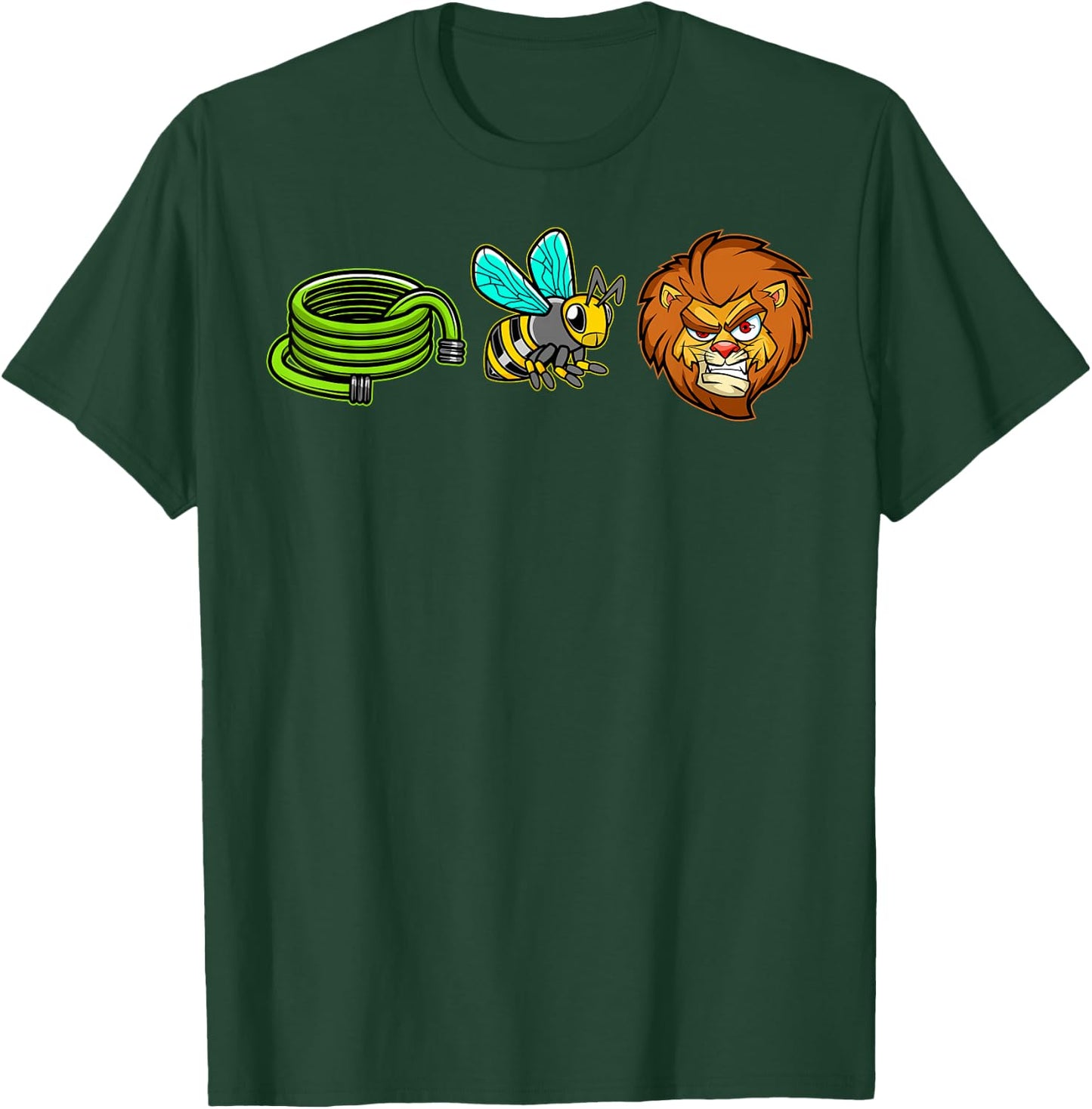 Hose Bee Lion Funny Hoes Be Lying Pun Sarcastic Meme T-Shirt - T-Shirt | Forest