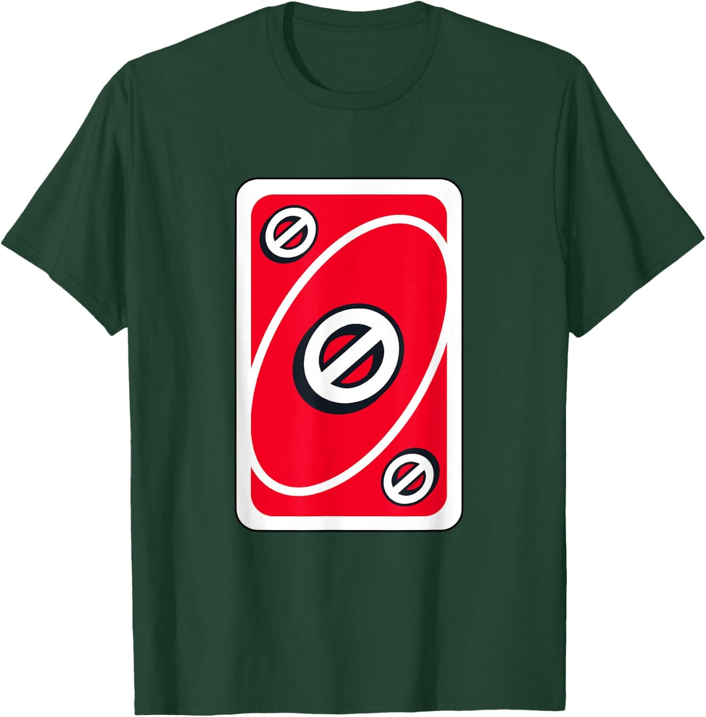 UNO - Red Skip Card T-Shirt - T-Shirt | Forest