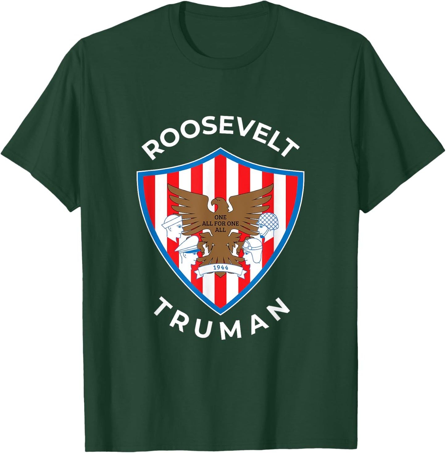 FDR Truman Campaign Franklin Delano Roosevelt T-Shirt - T-Shirt | Forest