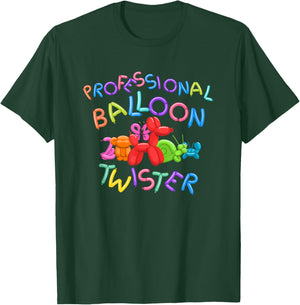 Cute Professional Balloon Animal Twister Party Gift T-Shirt - T-Shirt | Forest