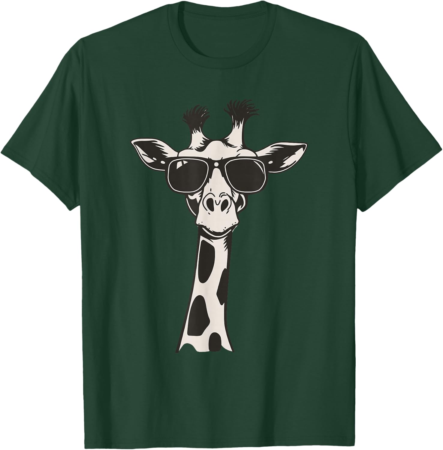 Cool Giraffe with Sunglasses T-Shirt - T-Shirt | Forest