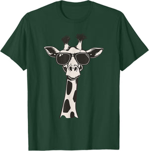 Cool Giraffe with Sunglasses T-Shirt - T-Shirt | Forest