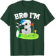Bro I'm 3 Year Old Golf Theme 3rd Birthday Golf Golfer T-Shirt - T-Shirt | Forest