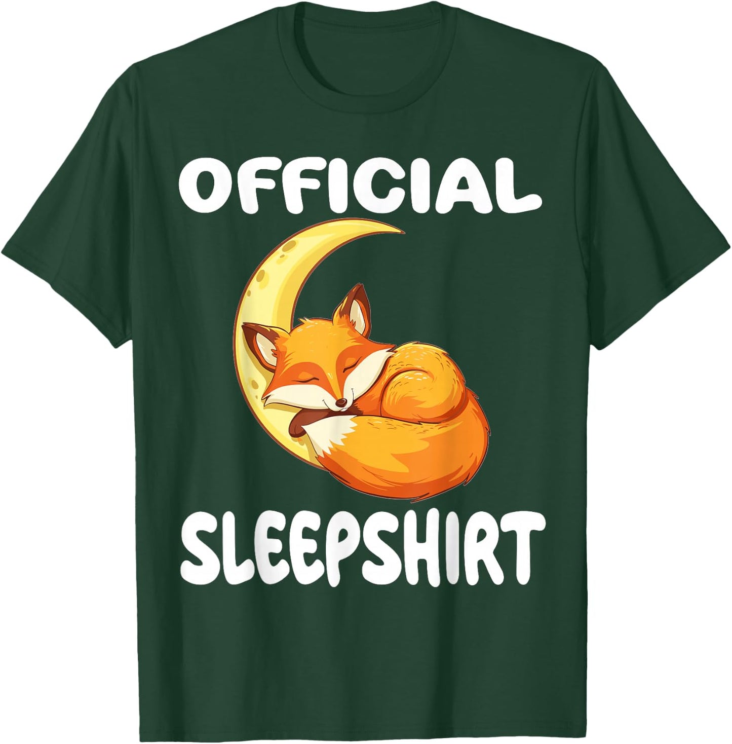 Fox Official Sleepshirt Pajamas Nightgown T-Shirt - T-Shirt | Forest