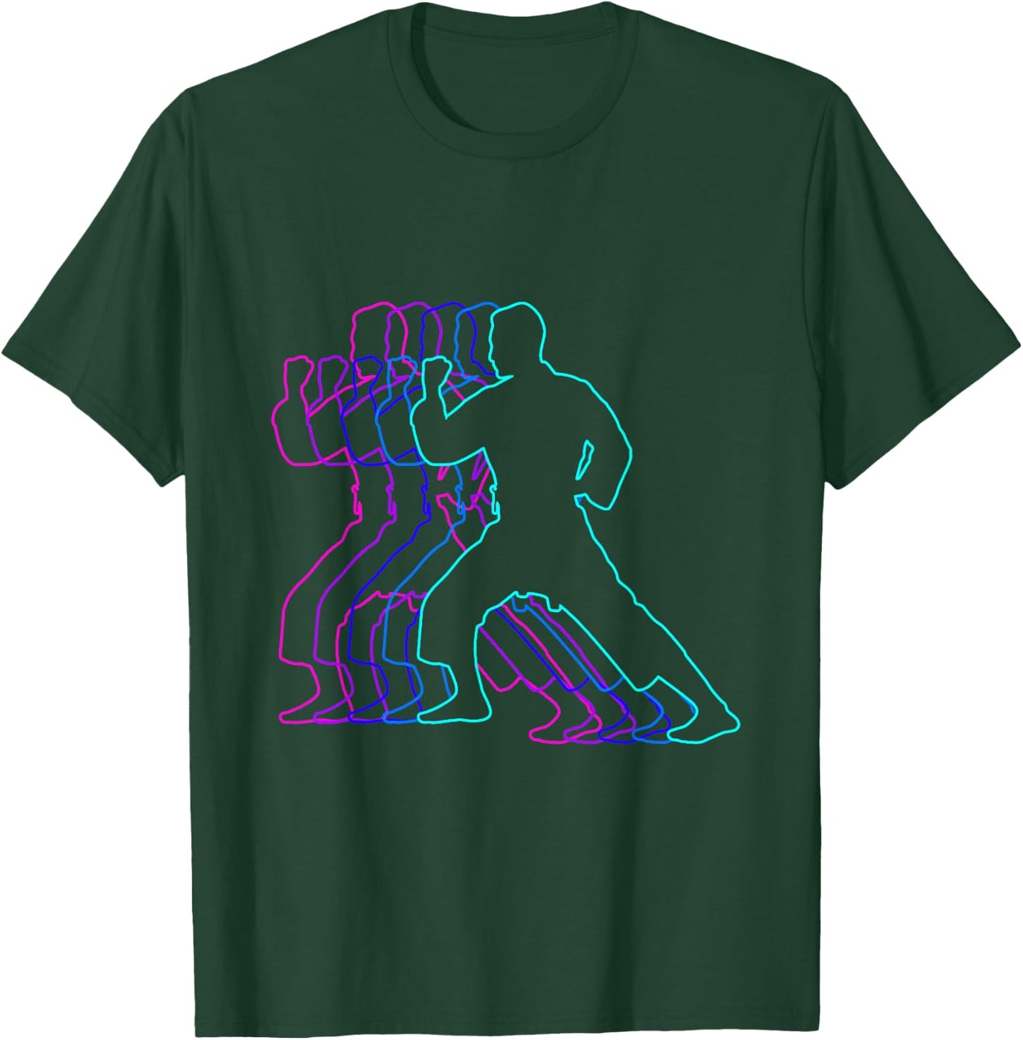 Karate Karateka Gift Clothes For Boys Youth Men Kids Teens T-Shirt - T-Shirt | Forest