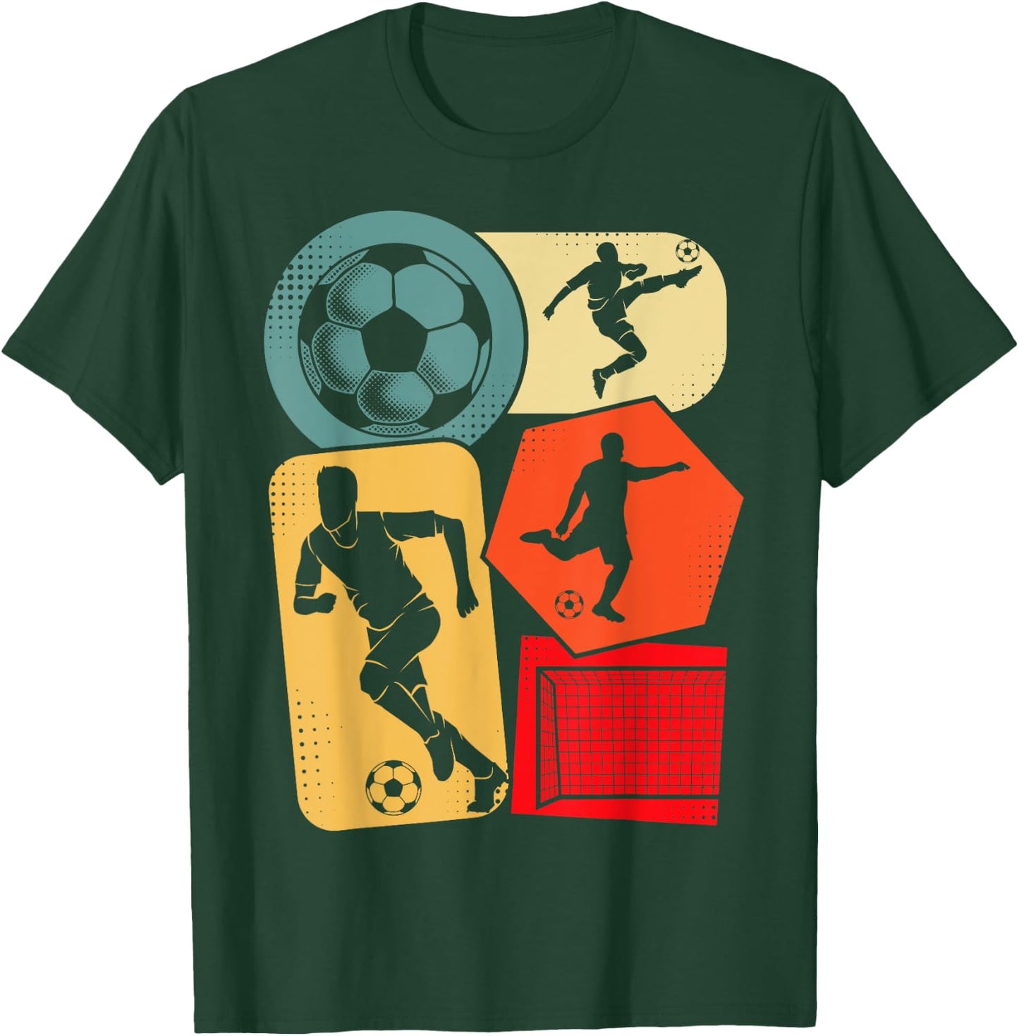 Soccer Player Boys Kids Men T-Shirt - T-Shirt | Forest