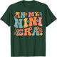 In My Nini Era Baby Announcement for Grandma Mother's Day T-Shirt - T-Shirt | Forest