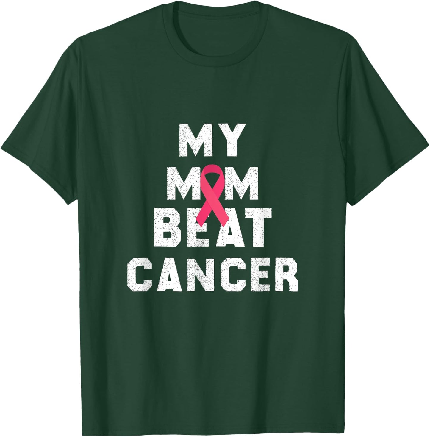 My mom beat cancer survivor mom like a boss T-Shirt - T-Shirt | Forest