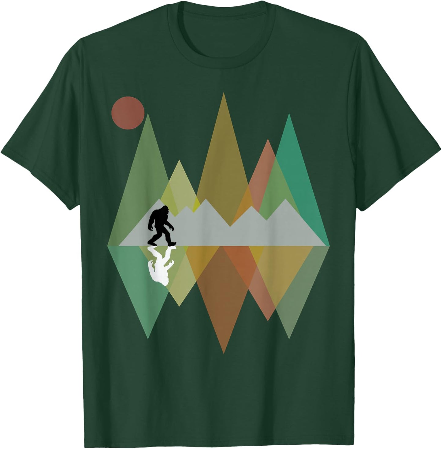 Bigfoot design retro mountain Bigfoot Sasquatch Yeti T-Shirt - T-Shirt | Forest