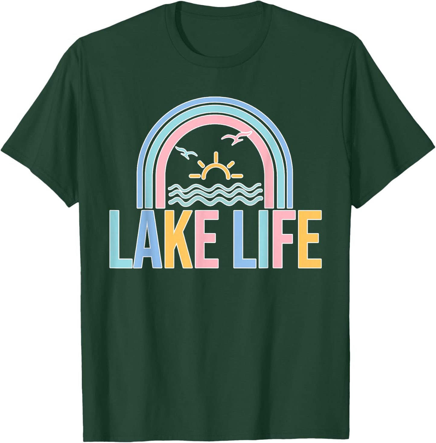 Lake Mode An Lake Life Summer Holiday Women's Lake T-Shirt - T-Shirt | Forest