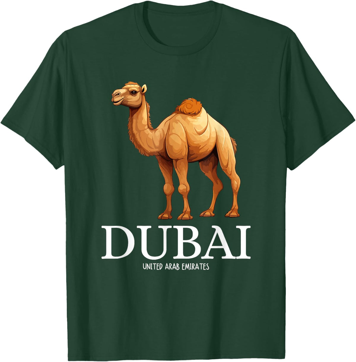 Dubai Camel Souvenir T-Shirt - T-Shirt | Forest