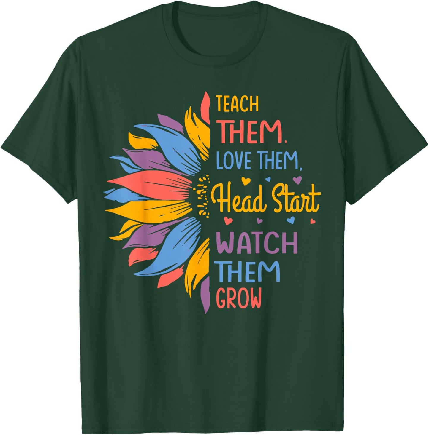 Head start Colorful Sunflower T-Shirt - T-Shirt | Forest