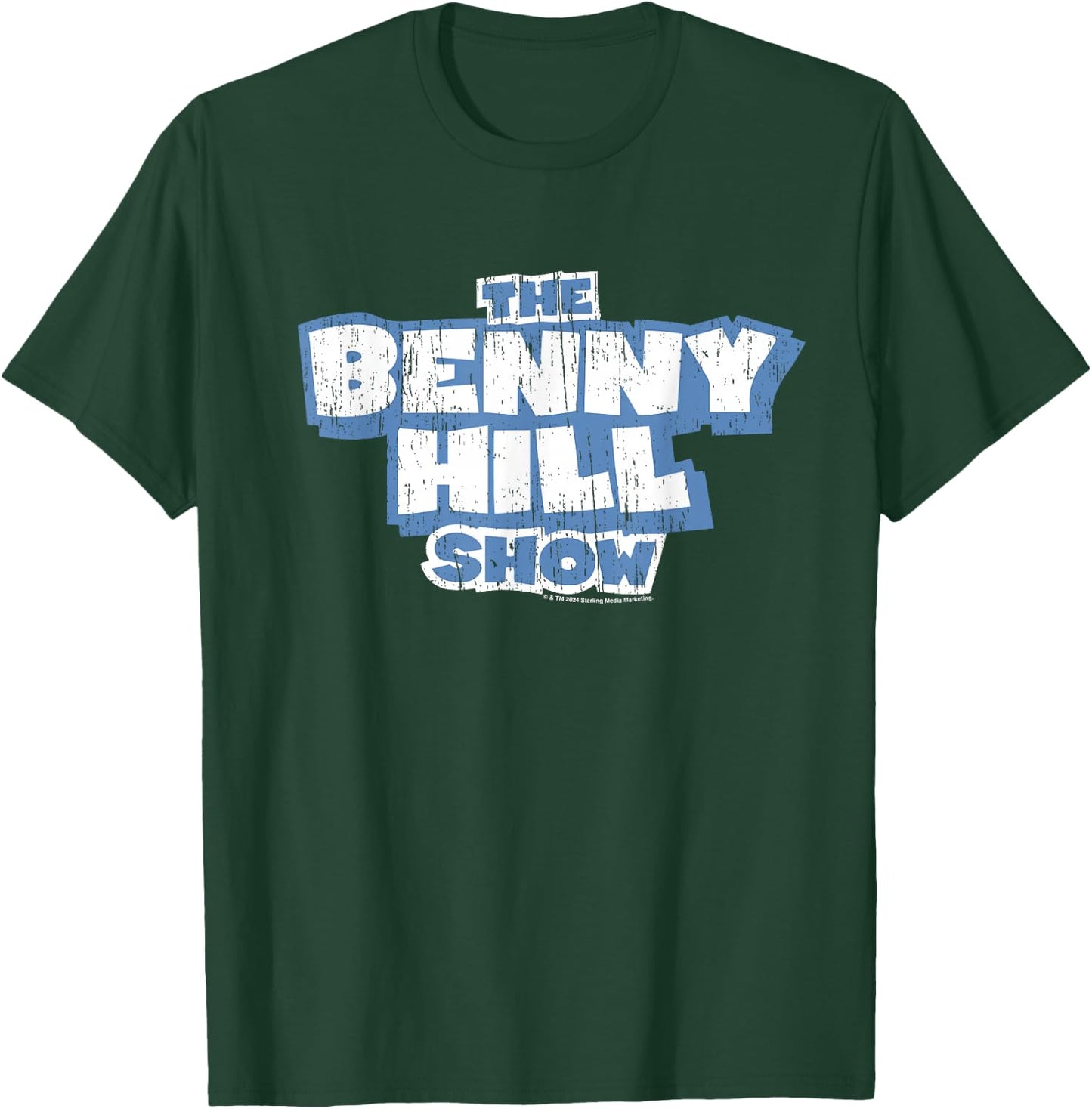 Benny Hill The Benny Hill Show Logo Distressed T-Shirt - T-Shirt | Forest