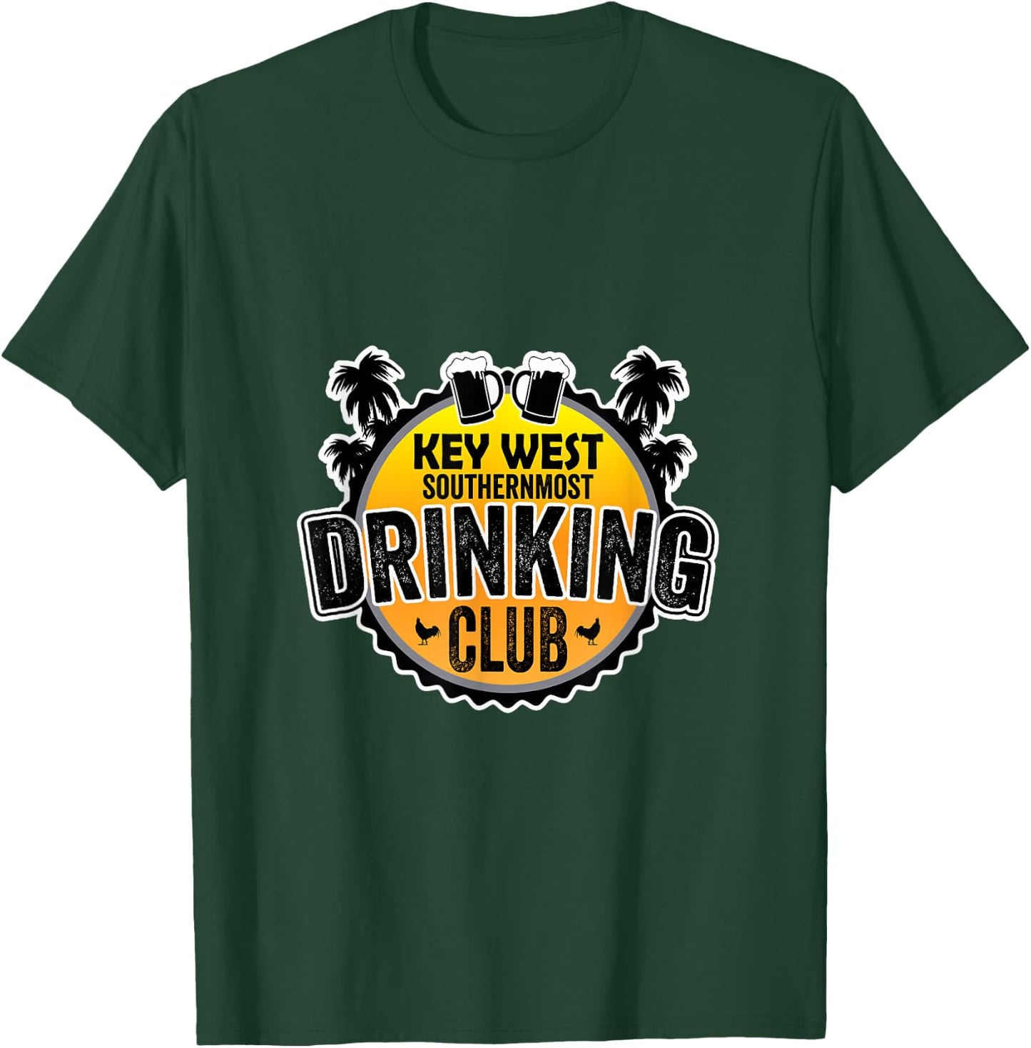 Key West Drinking Club T-Shirt - T-Shirt | Forest