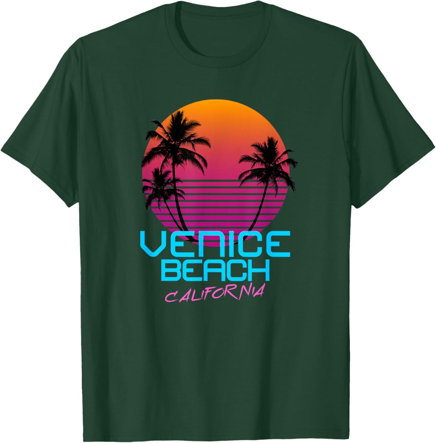 Venice Beach California T-Shirt - T-Shirt | Forest
