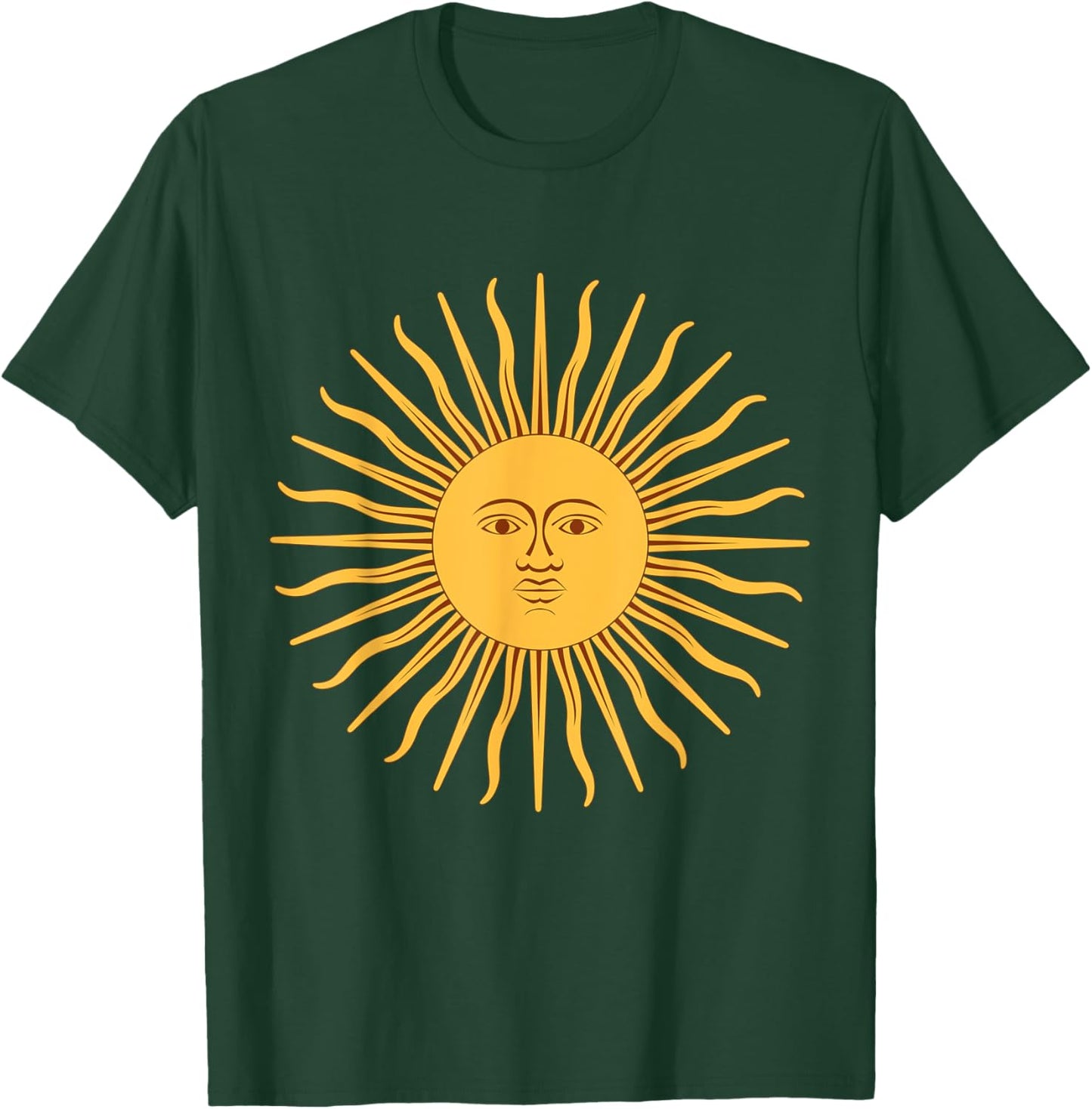 Argentina Sun Argentinian Flag Argentines T-Shirt - T-Shirt | Forest